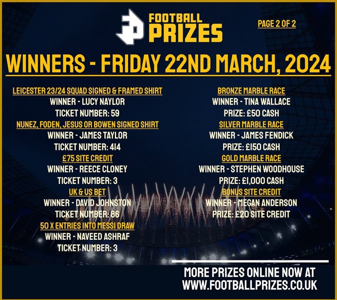 Friday 22nd March 2