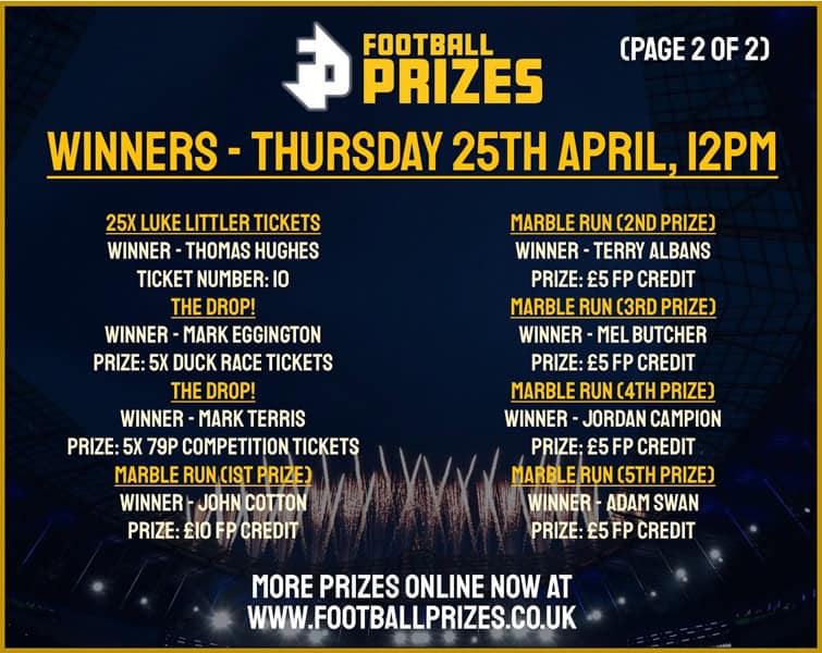 Thursday 25th April 2