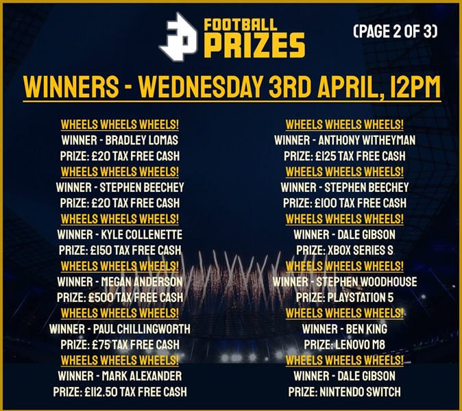 Wednesday 3rd April 2