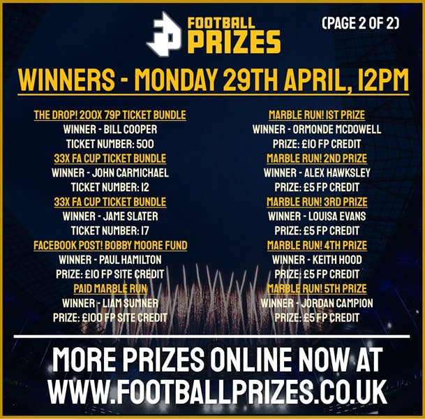 MORNING Monday 29th April 2