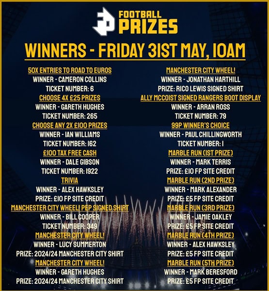 FRIDAY 31ST MAY