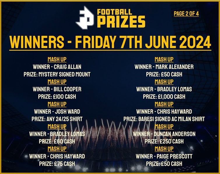 FRIDAY 7TH JUNE 2