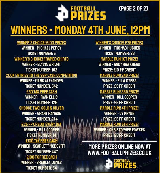 MONDAY 3RD JUNE 2