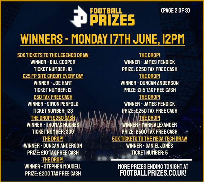 Monday 17th June 2