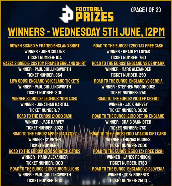 WEDNESDAY 5TH JUNE