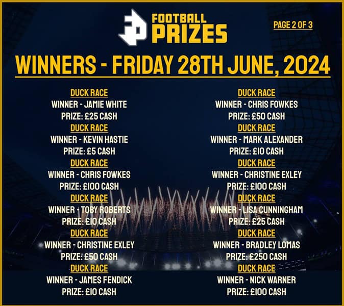 FRIDAY 28TH JUNE 2