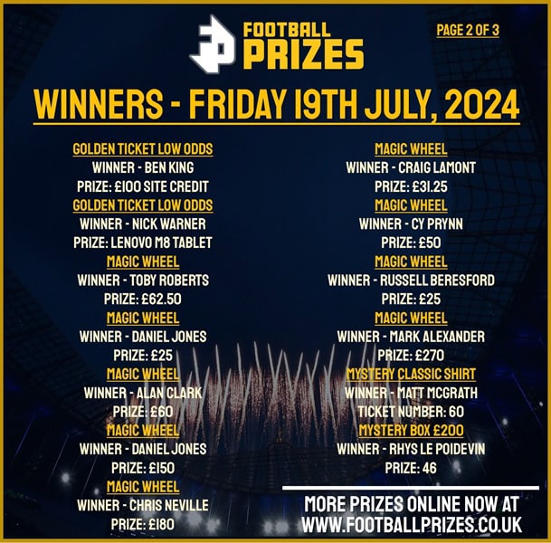 Friday 19th July 2