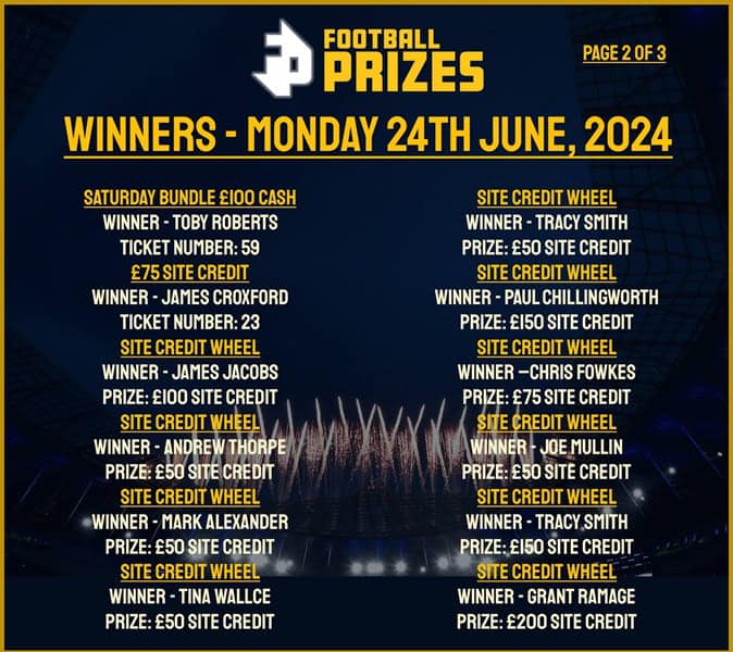 Monday 24th June 2