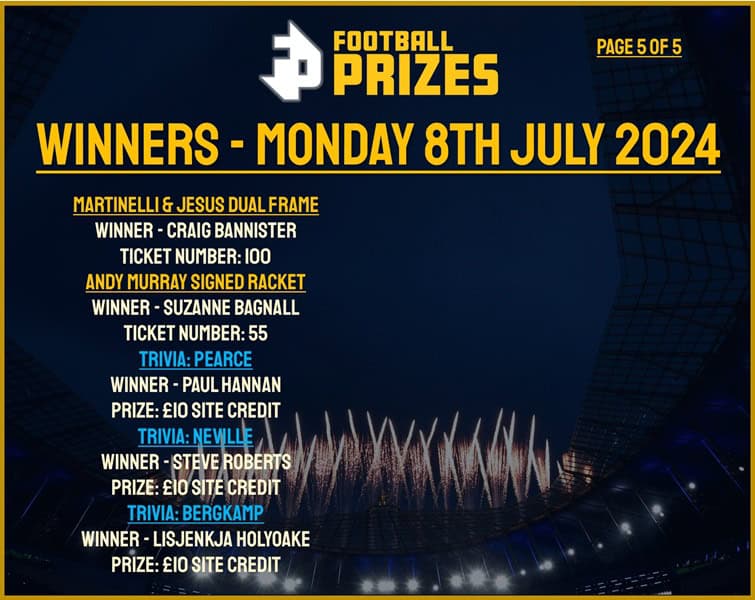 Monday 8th July 5