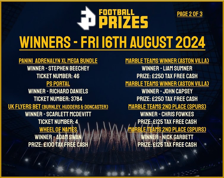 Friday 16th August 2