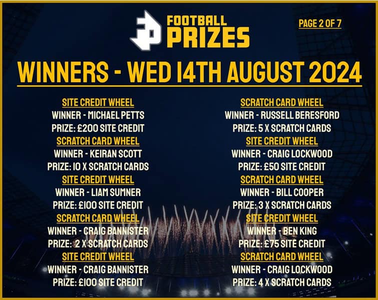 Wednesday 14th August 2