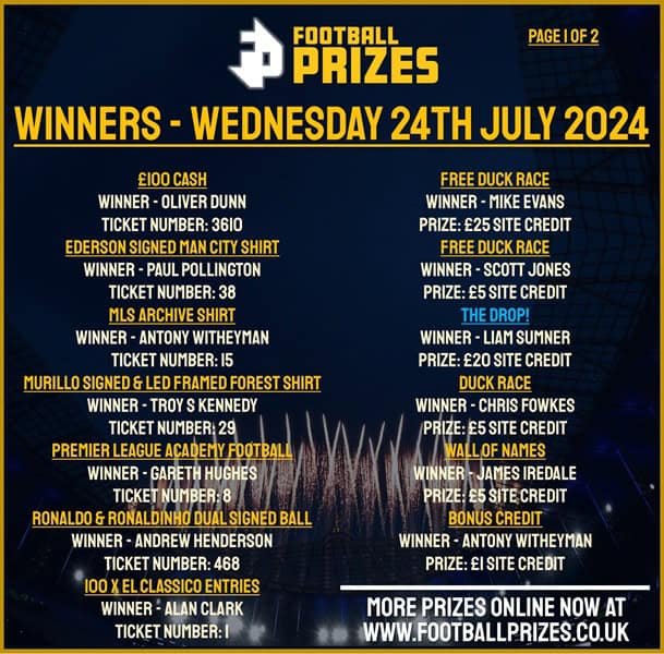 Wednesday 24th July