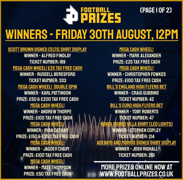 Friday 30th August 1