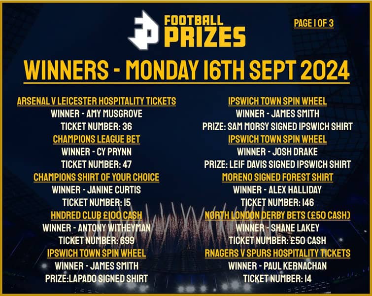 Monday 16th September 1