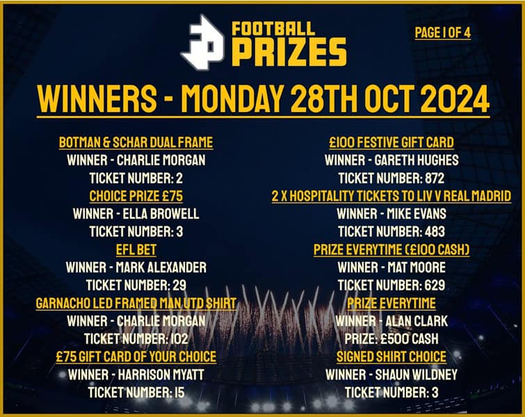 Monday 28th Oct 1