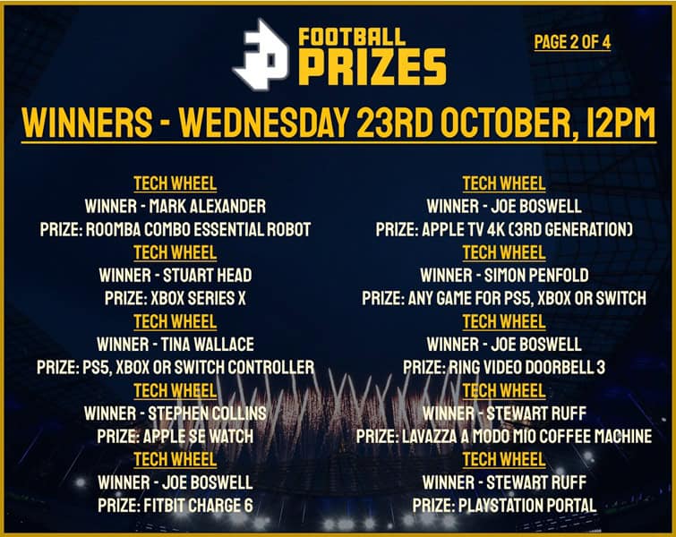 Wednesday 23rd October 2
