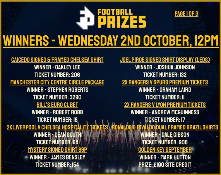 Wednesday 2nd October 1