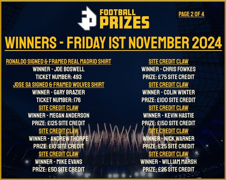 Friday 1st November 2
