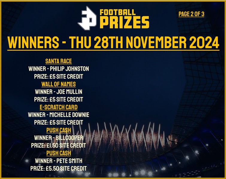 Thursday 28th November 2