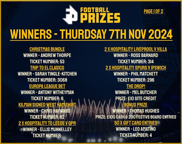 Thursday 7th November 1
