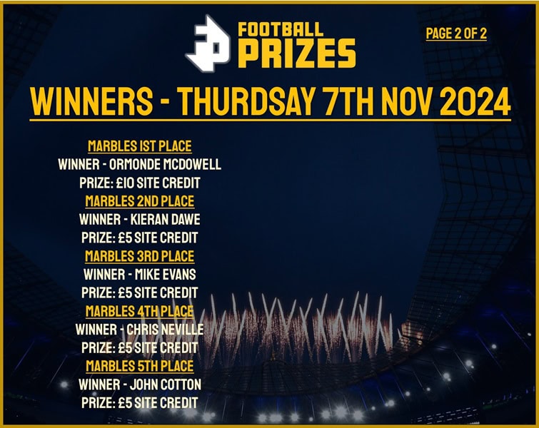 Thursday 7th November 2