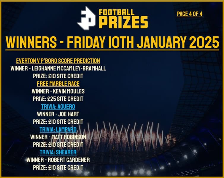 Friday 10th January 4