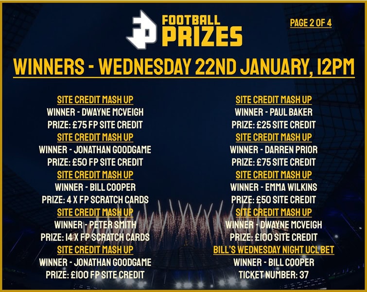 Wednesday 22nd January 2