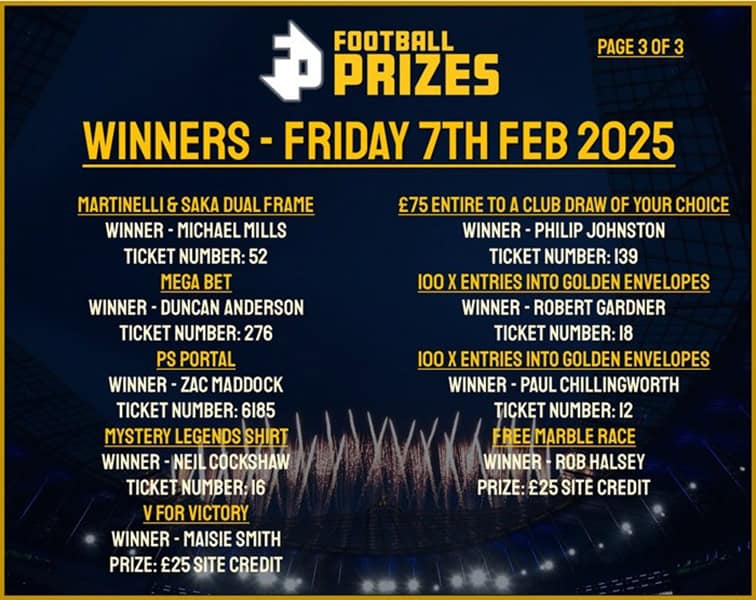 Friday 7th February 3