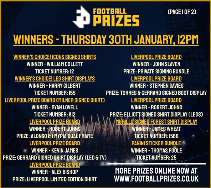 Thursday 30th January