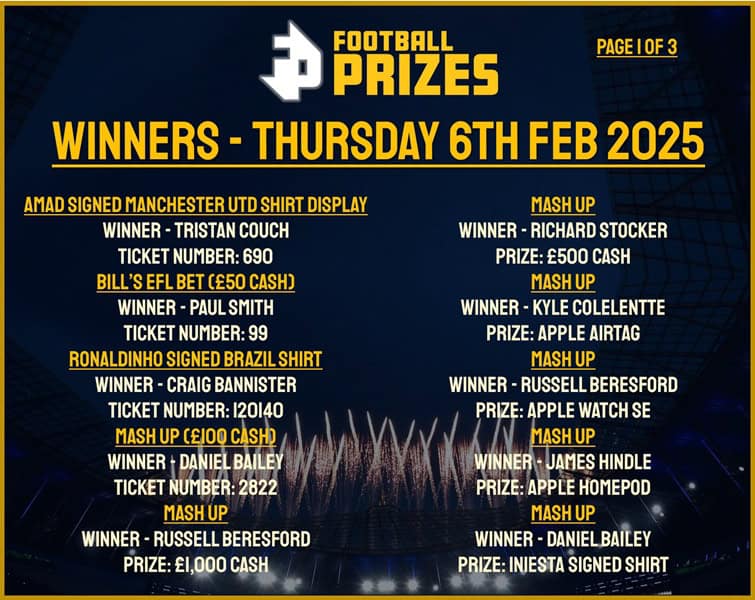 Thursday 6th February 1